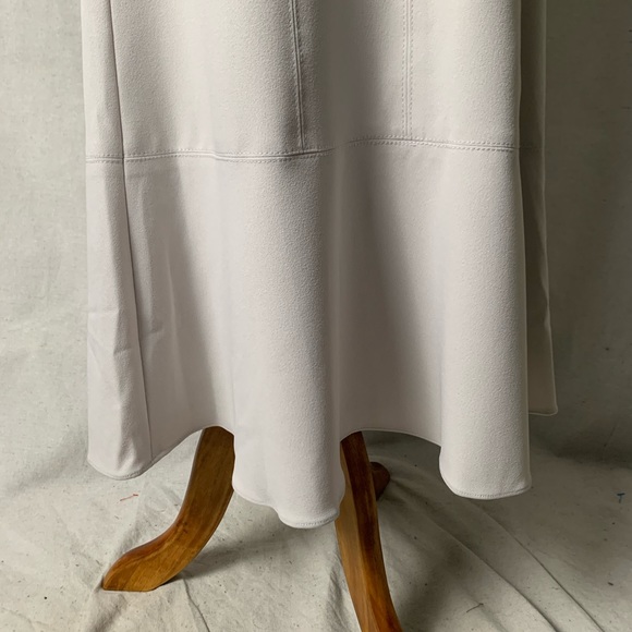 NWT VERA WANG Tea Length Dress in Silt Grey - Picture 2 of 7